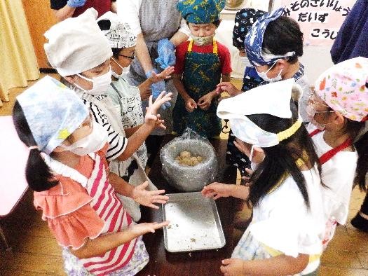 大豆から味噌づくり